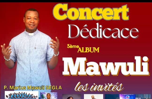 CONCERT DEDICACE DU TROISIEME ALBUM DU REVEREND PERE MARIUS MAWULI SEGLA